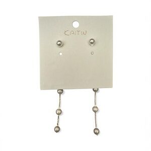 Kaitin ~ Pearl drop earrings